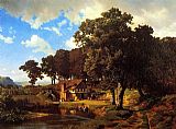 A Rustic Mill by Albert Bierstadt